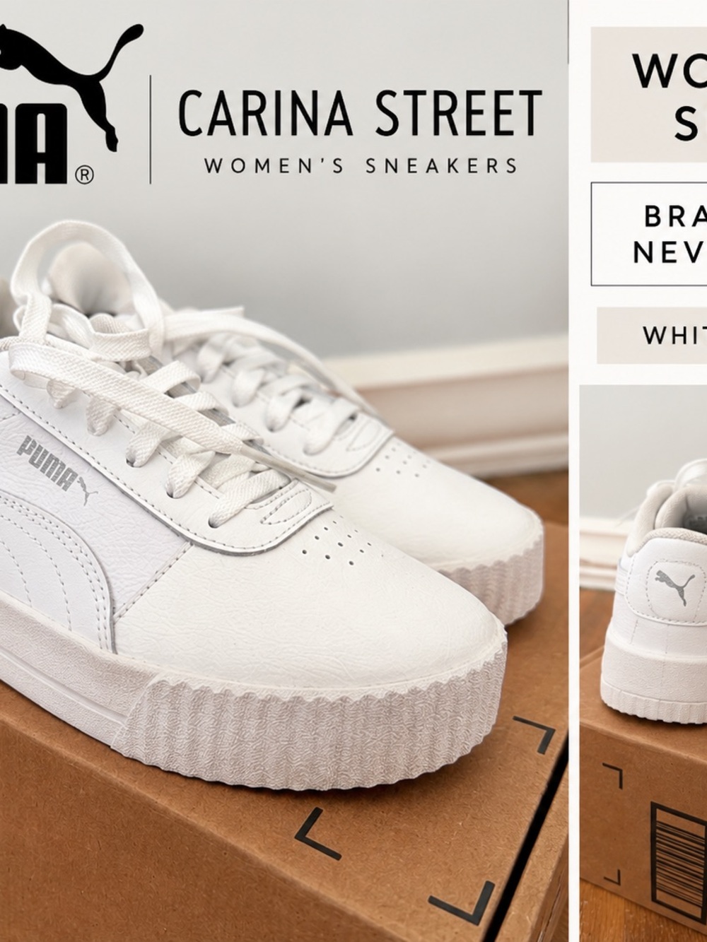 Puma Carina Street Women's Sneakers - White